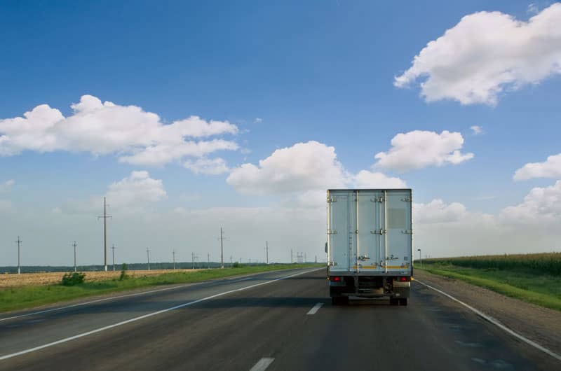 Lorry driving lesson in Wrexham